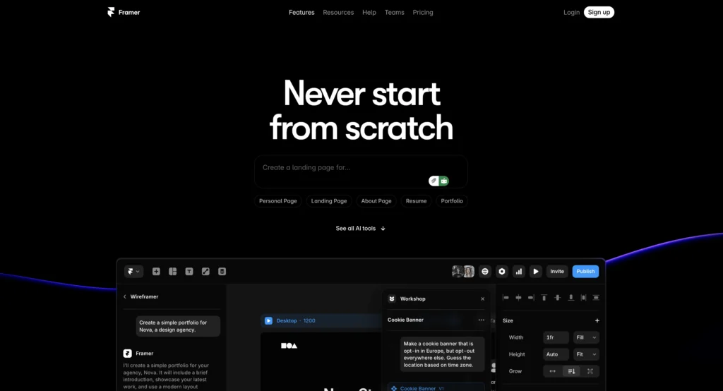 Looking for an AI-powered website builder? Here's your best option in 2025
